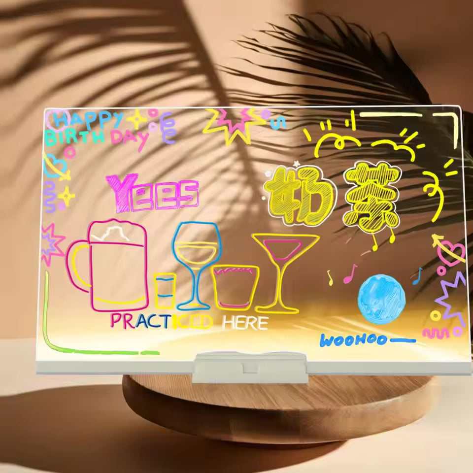 Children’s Neon Acrylic Writing Board